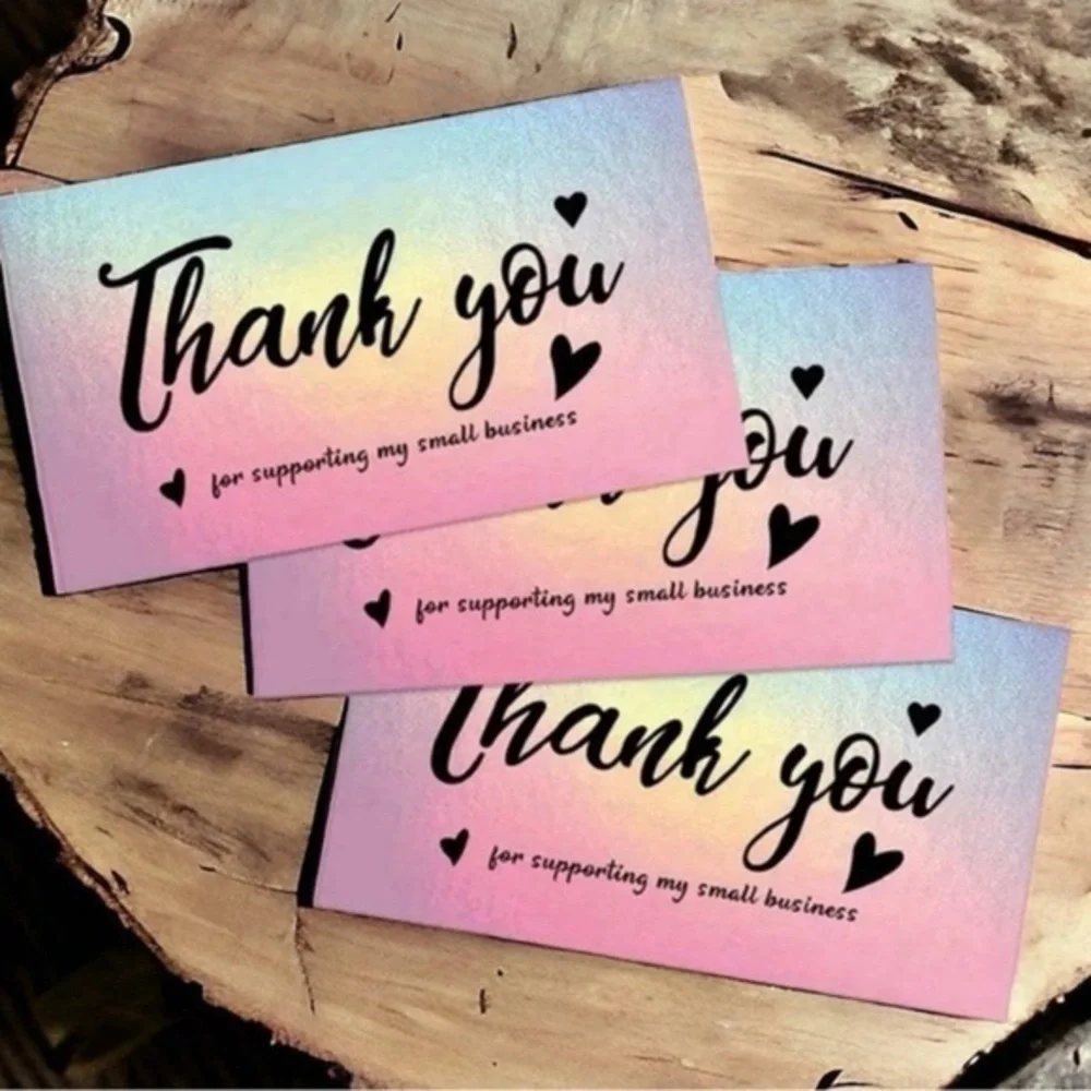 20 Thank You For Supporting My Small Business (Holographic)